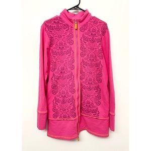 Disney Parks Mickey Mouse Orange Paisley Jacket